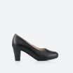Sapato de tacão preto - Barajas 001 Sapato de tacão preto - Barajas 001