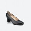 Black pump shoe - Barcelona Wide 001 Black pump shoe - Barcelona Wide 001