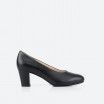 Black pump shoe - Barcelona Wide 001 Black pump shoe - Barcelona Wide 001