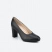 Sapato de tacão preto - Oslo Wide 001 Sapato de tacão preto - Oslo Wide 001