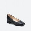 Sapato de tacão preto - Bergamo Wide 001 Sapato de tacão preto - Bergamo Wide 001