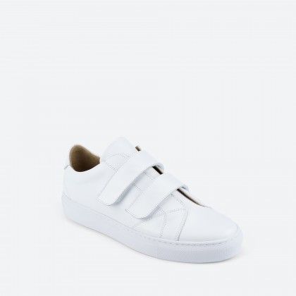 White leather sneakers  WASHINGTON
