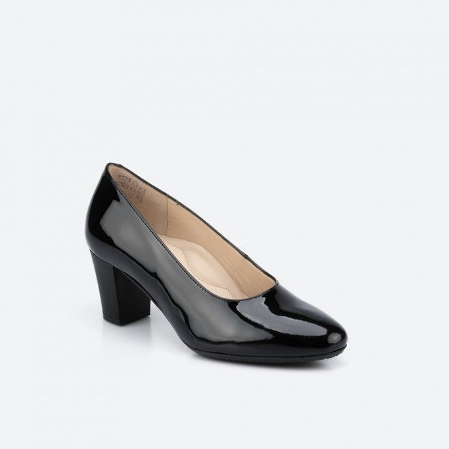 Zapato de tacón Charol negro para Mujer - BARCELONA