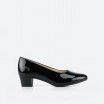 Scarpe con tacco vernice nero  per Donna - MADRID