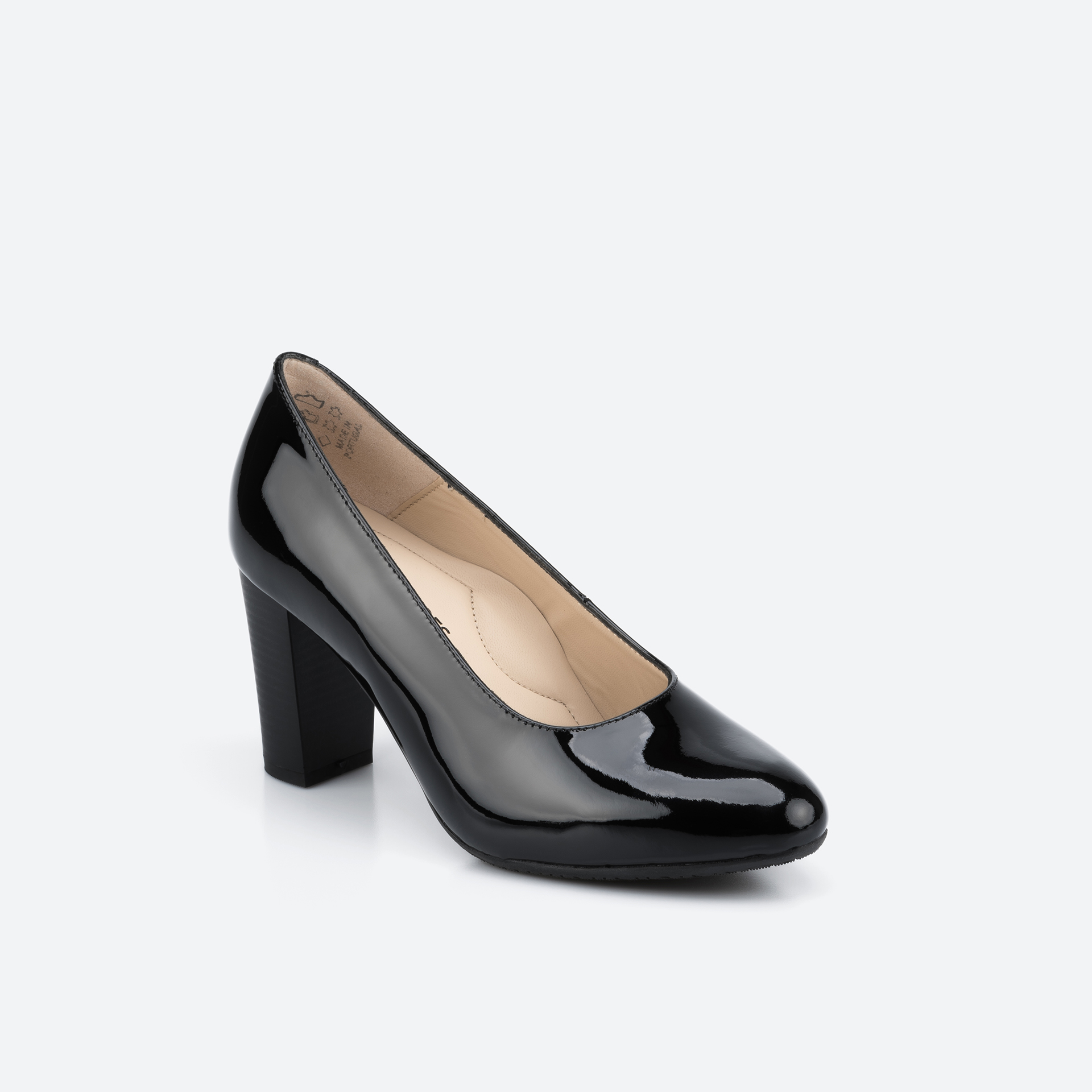 Zapato de tacón Charol negro para Mujer - OSLO