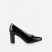 Zapato de tacón Charol negro para Mujer - OSLO