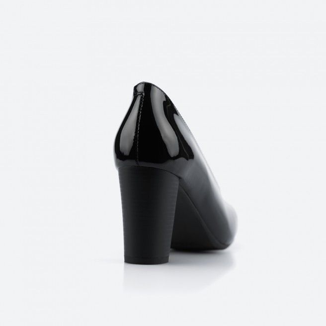 Sapato de tacão Preto verniz para Mulher - OSLO Sapato de tacão Preto verniz para Mulher - OSLO