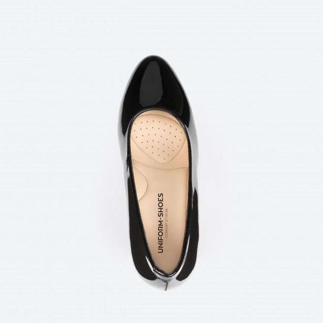 Sapato de tacão Preto verniz para Mulher - OSLO Sapato de tacão Preto verniz para Mulher - OSLO