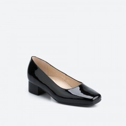 Zapato de tacón Charol negro para Mujer - BERGAMO