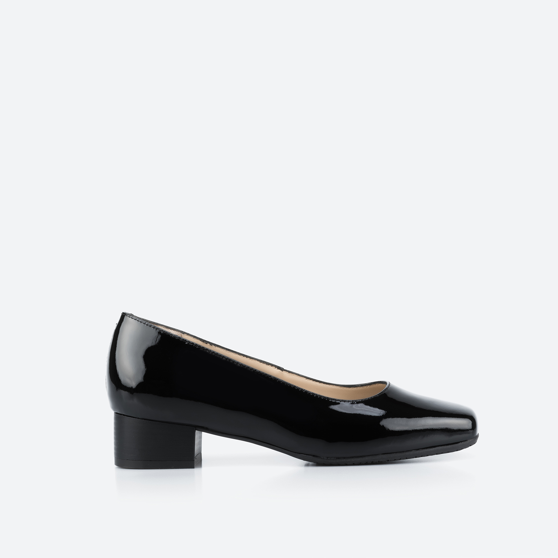 Zapato de tacón Charol negro para Mujer - BERGAMO