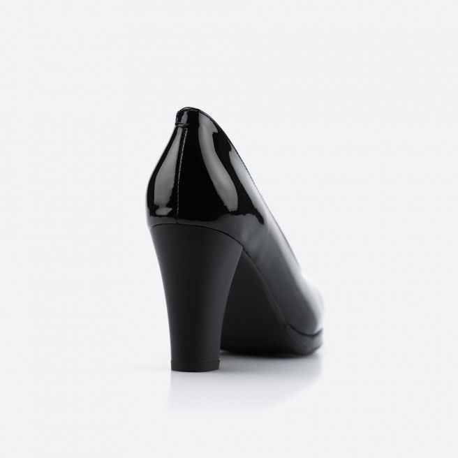 Zapato de tacón Charol negro para Mujer - BERLIN Zapato de tacón Charol negro para Mujer - BERLIN