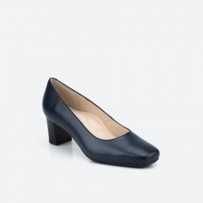 Sapato de tacão Azul noite para Mulher - PAPEETE