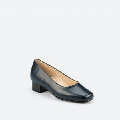 Sapato de taco azul para Mulher - BERGAMO