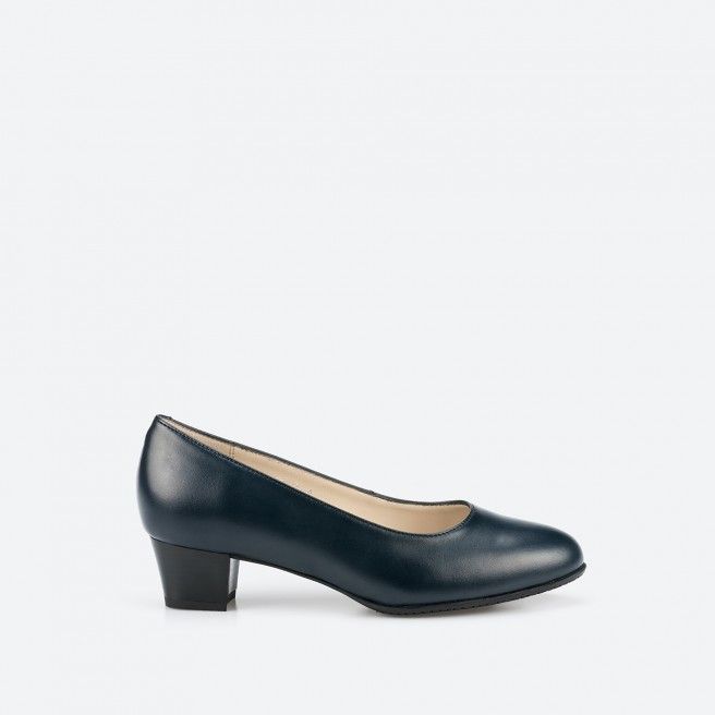 Scarpe con tacco Pianta larga navy per Donna - MADRID Pianta larga Scarpe con tacco Pianta larga navy per Donna - MADRID Pianta larga