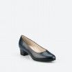 Sapato de taco azul wide para Mulher - MADRID WIDE