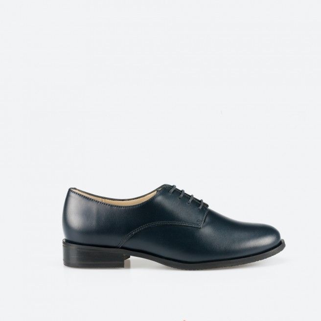 Midnight blue Laced shoe for Woman - MONTREAL Midnight blue Laced shoe for Woman - MONTREAL