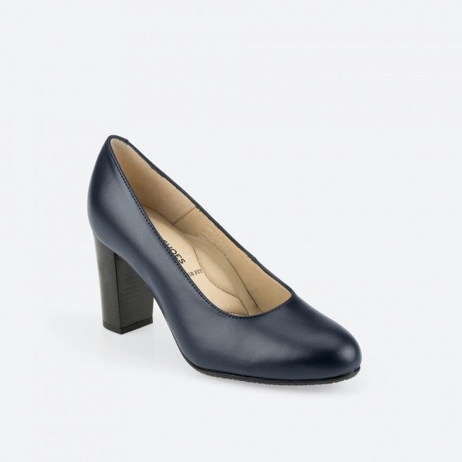 Pump Dunkel blau wide fr Damen - OSLO WIDE
