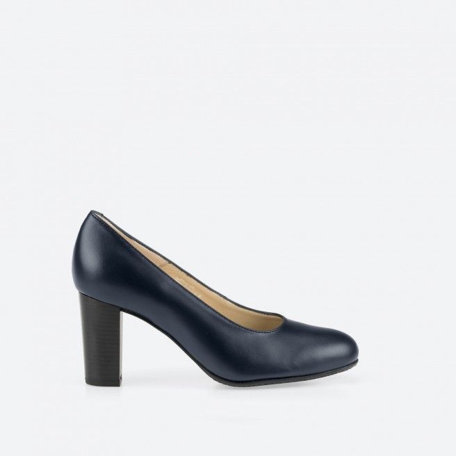 Midnight blue Pump wide for Woman - OSLO WIDE Midnight blue Pump wide for Woman - OSLO WIDE