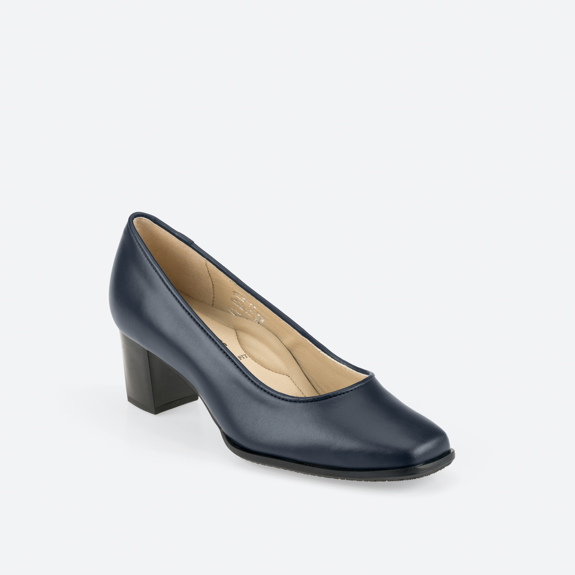 Pump dunkel blau wide für Damen - TUY WIDE