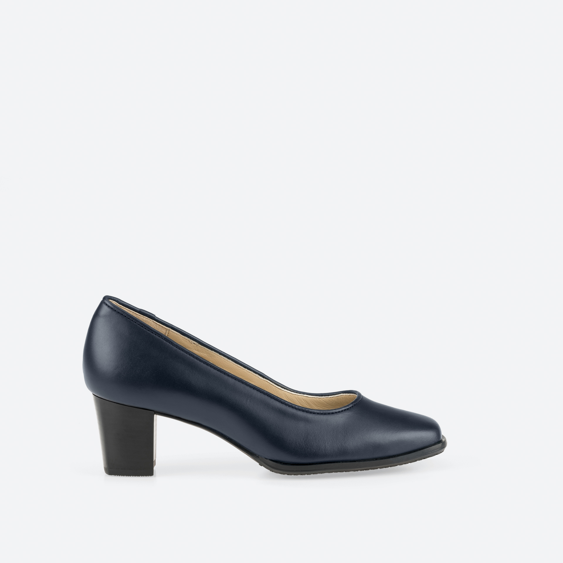 Pump dunkel blau wide für Damen - TUY WIDE