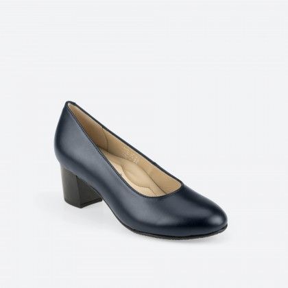 Scarpe con tacco Pianta larga Nero  per Donna - Cardiff Pianta larga