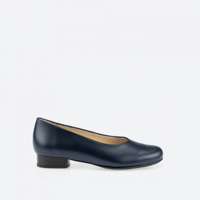 Midnight blue wide Ballerina for Woman - ARLANDA Midnight blue wide Ballerina for Woman - ARLANDA