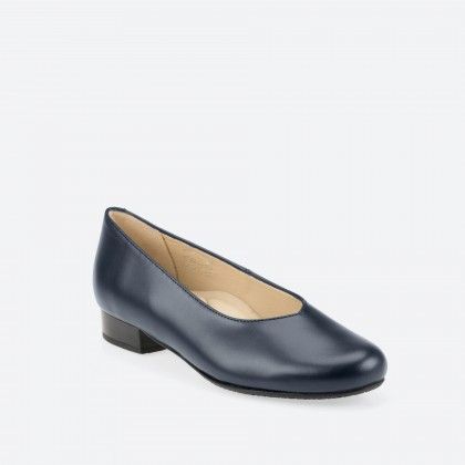 Ballerina wide Dunkel blau  fr Damen - ARLANDA