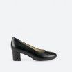 Zapato de tacn pies anchos Negro para Mujer - Cardiff pies anchos